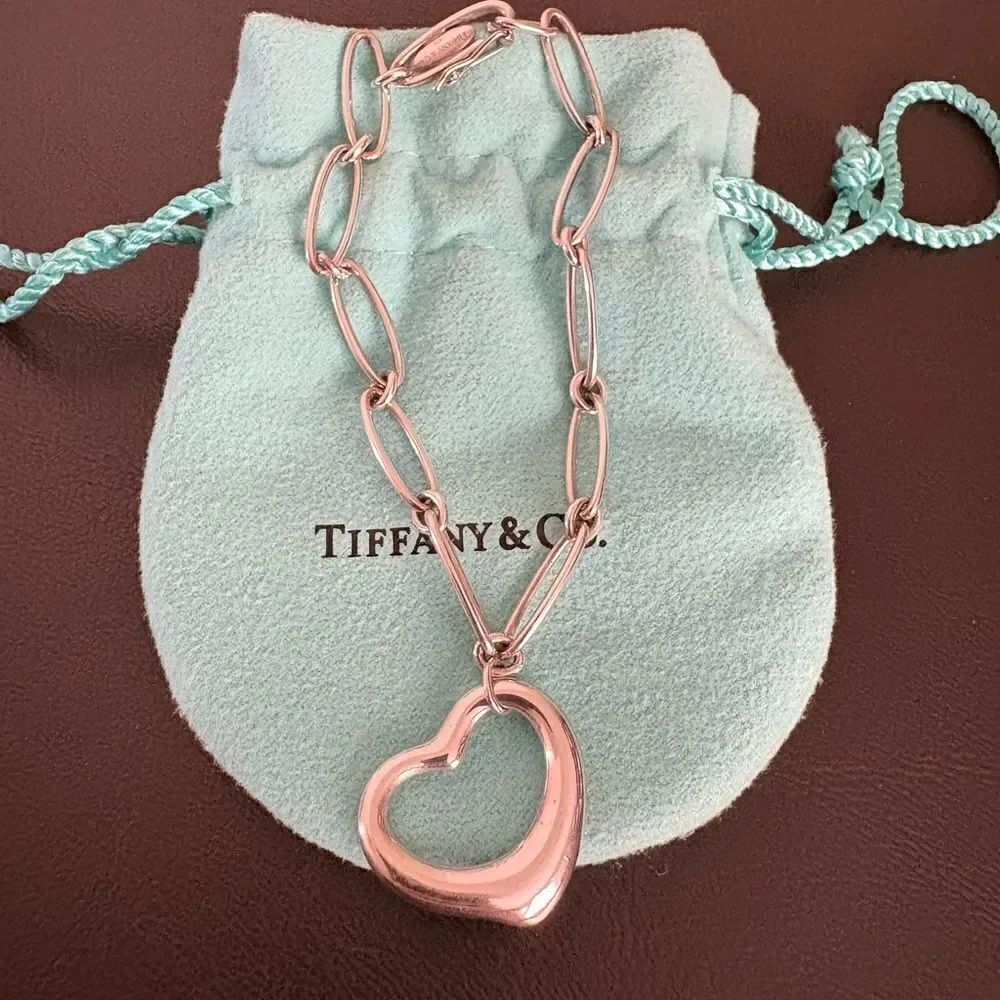 Tiffany and Co. Solid Heart Bracelet